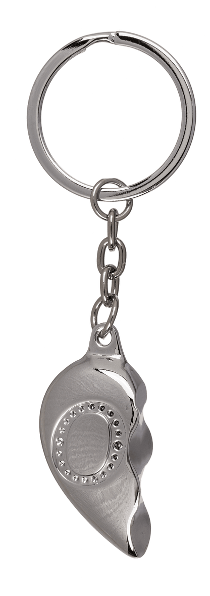 Metal Keychain, Broken Heart,