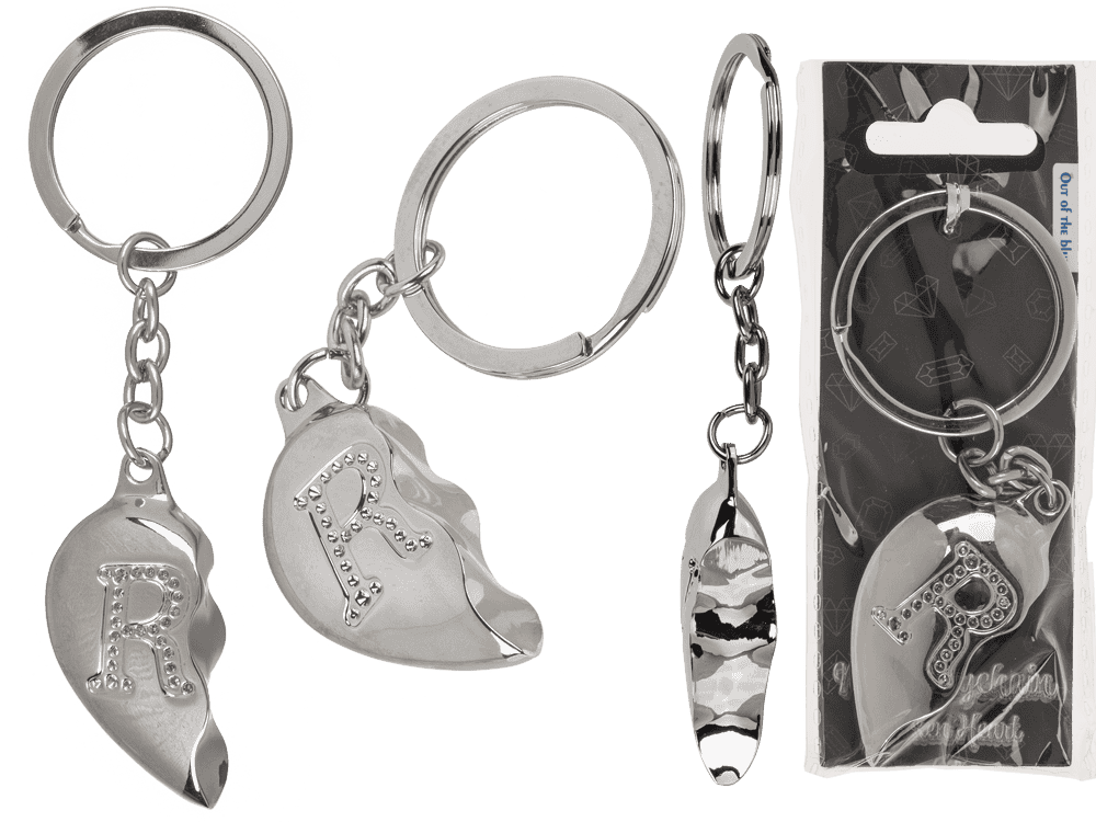 Metal Keychain, Broken Heart,
