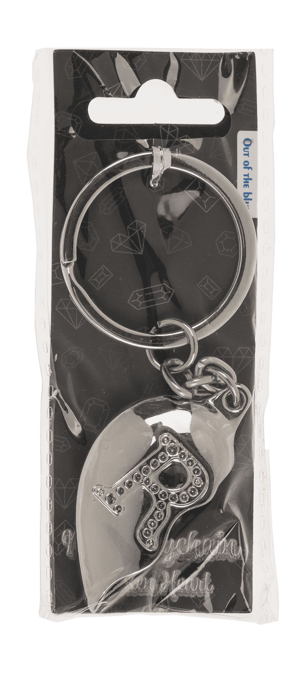 Metal Keychain, Broken Heart,