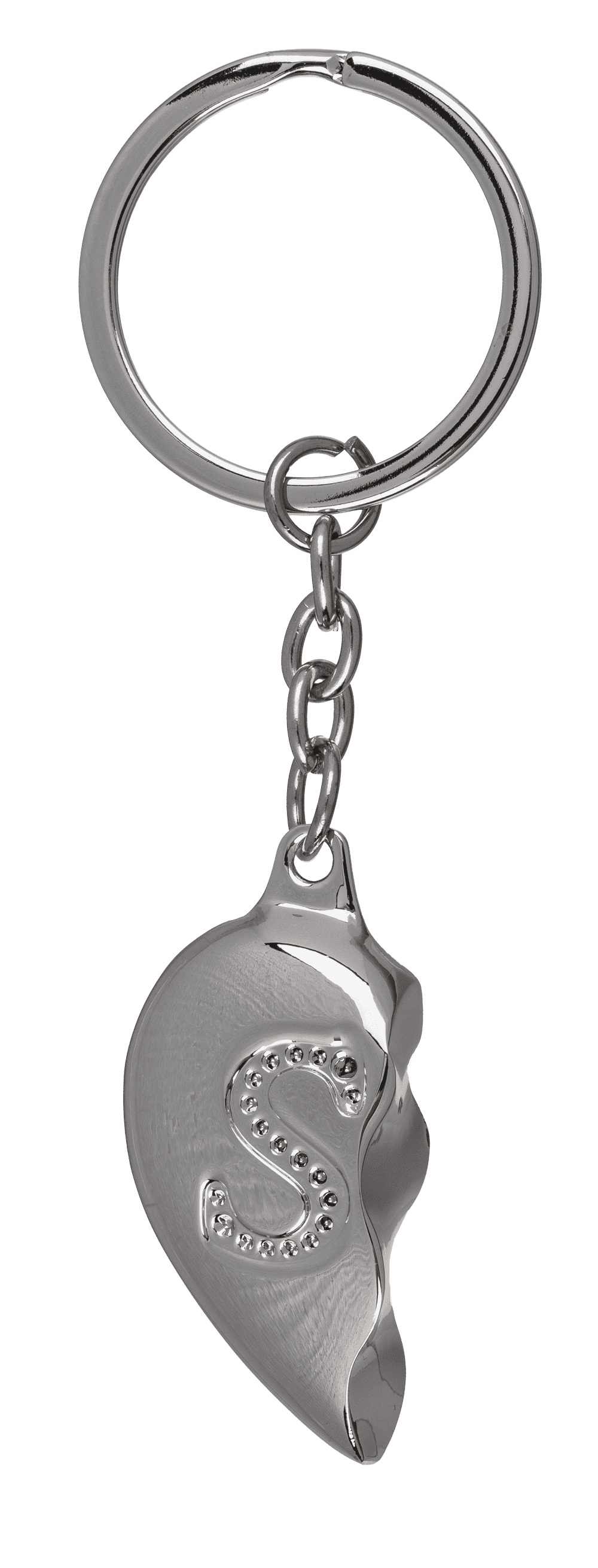 Metal Keychain, Broken Heart,