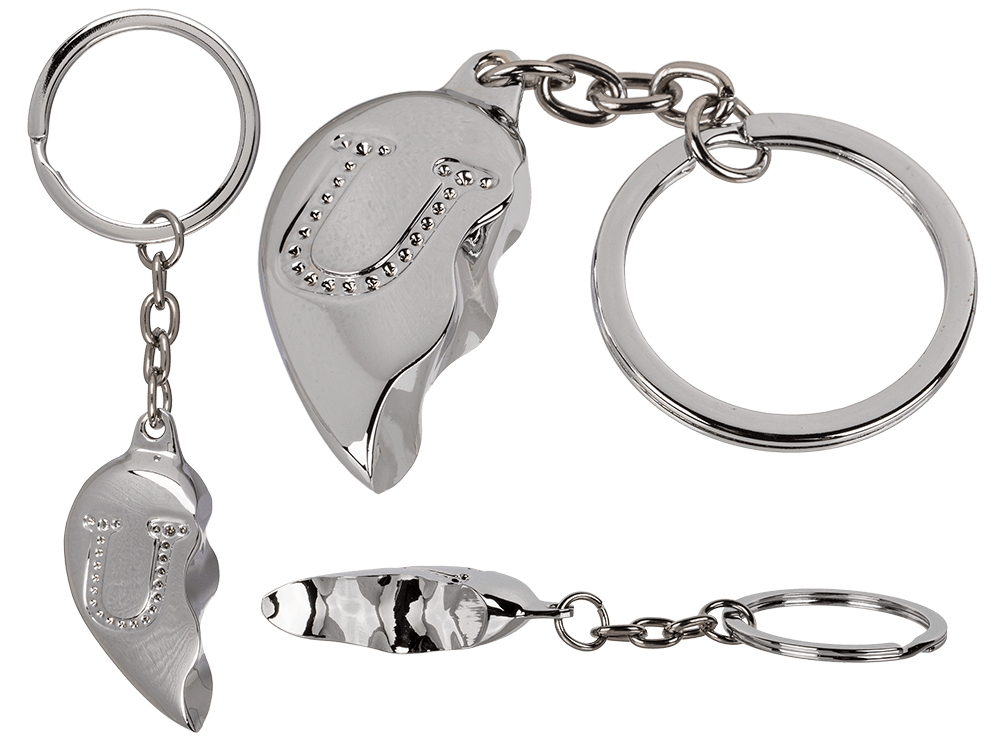 Metal Keychain, Broken Heart,