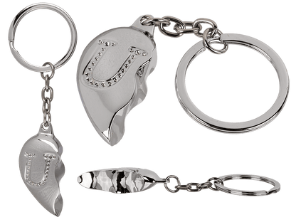 Metal Keychain, Broken Heart,