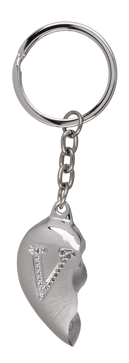 Metal Keychain, Broken Heart,