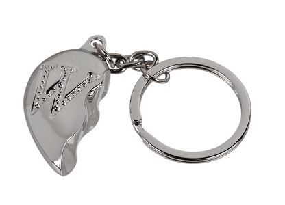 Metal Keychain, Broken Heart,