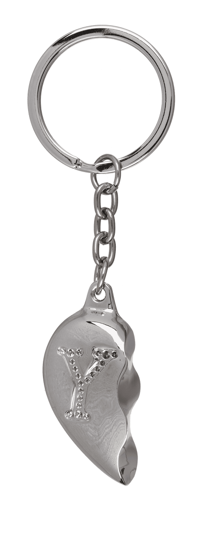 Metal Keychain, Broken Heart,