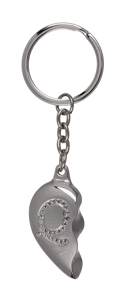 Metal Keychain, Broken Heart,