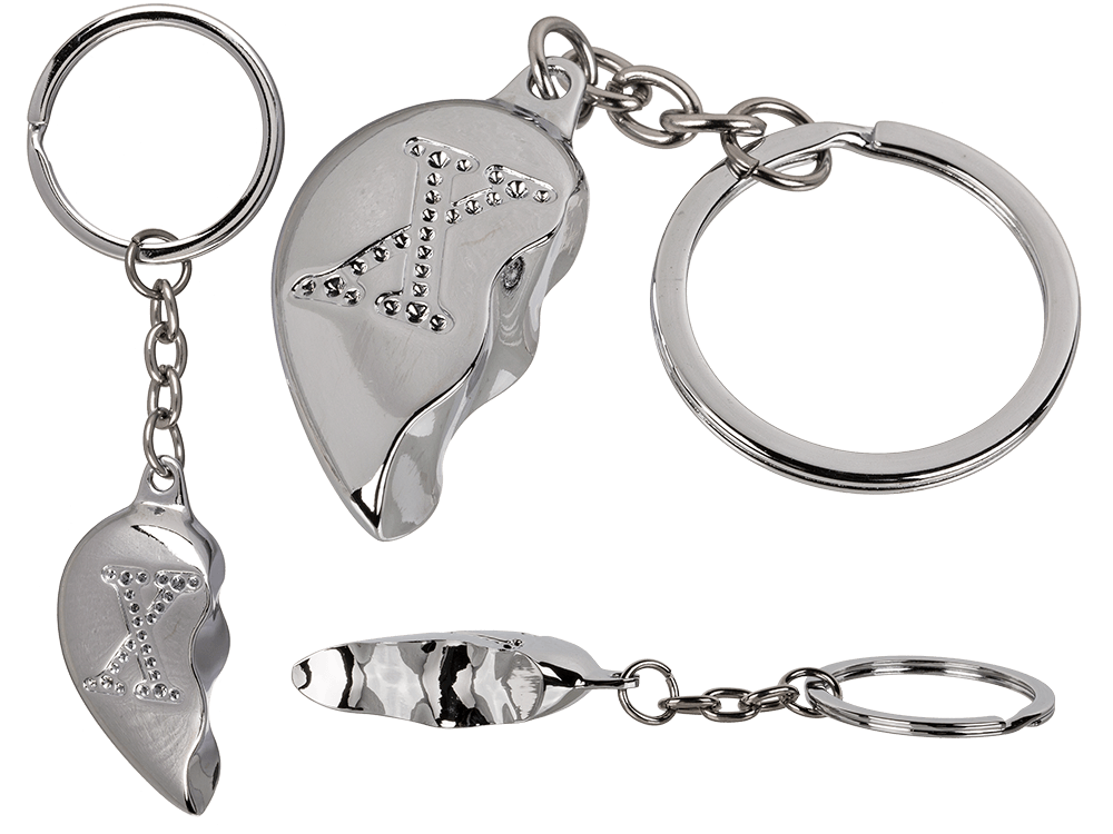 Metal Keychain, Broken Heart,