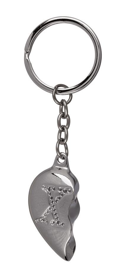 Metal Keychain, Broken Heart,