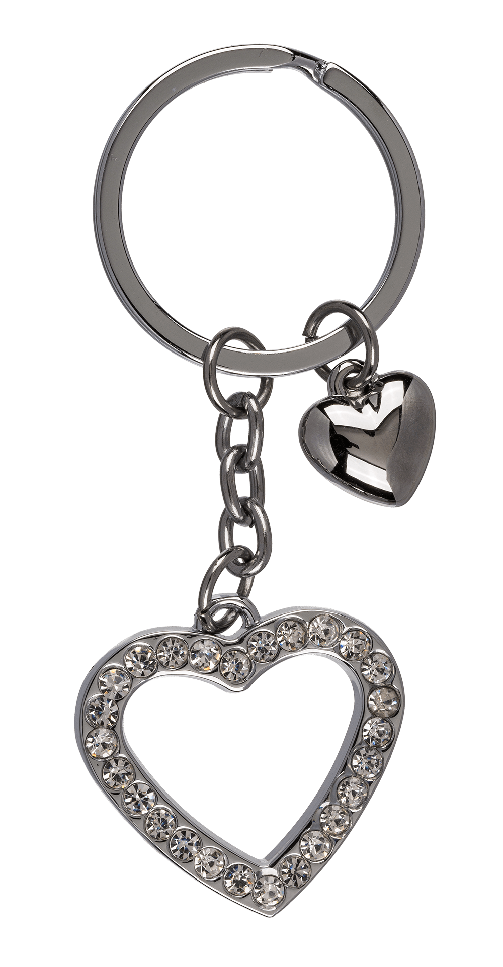 Metal Keychain, Heart,