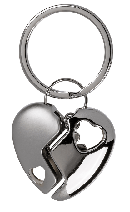 Metal Keychain, Heart,