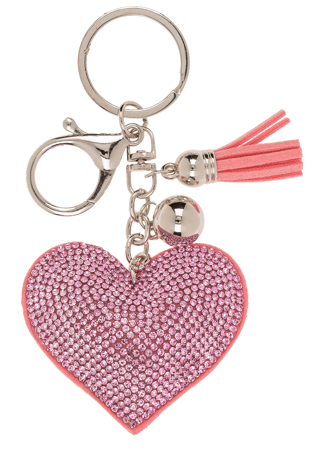 Metal Keychain, Tropical Sequins,