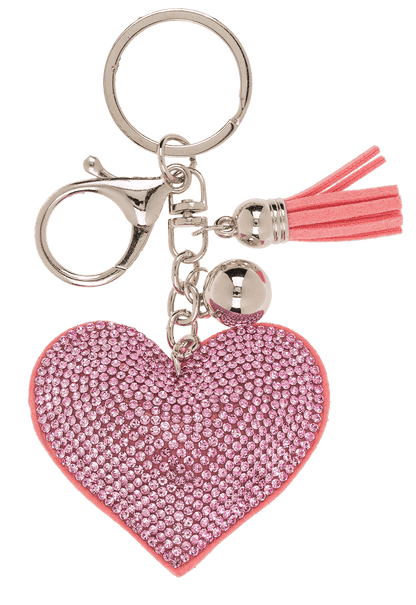 Metal Keychain, Tropical Sequins,