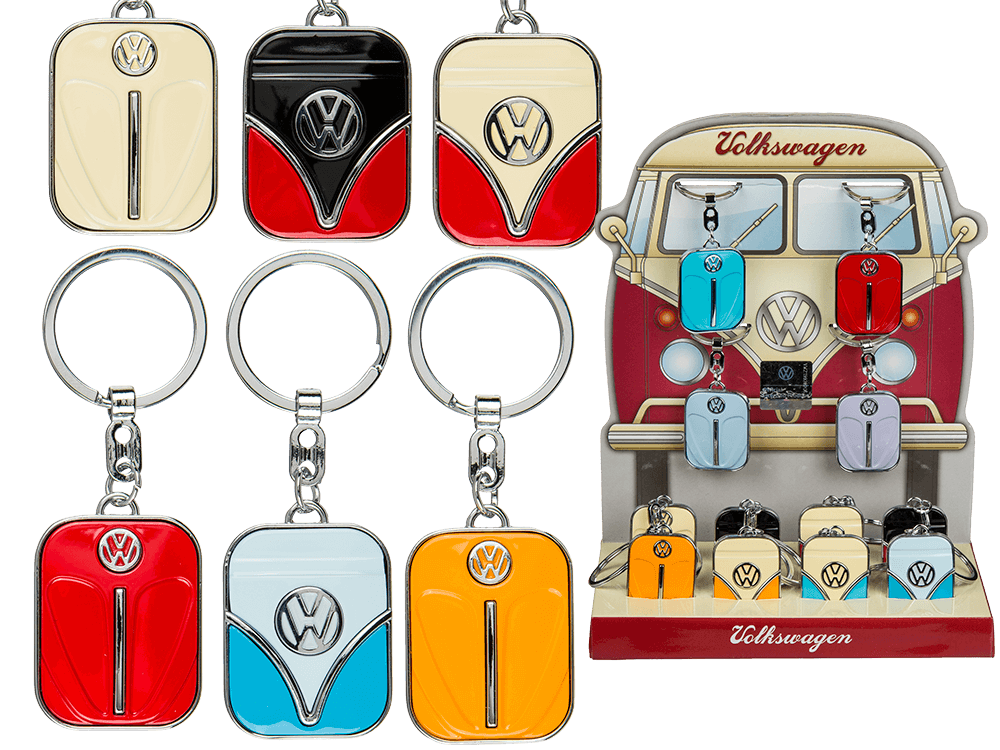 Metal keychain, VW Bus,