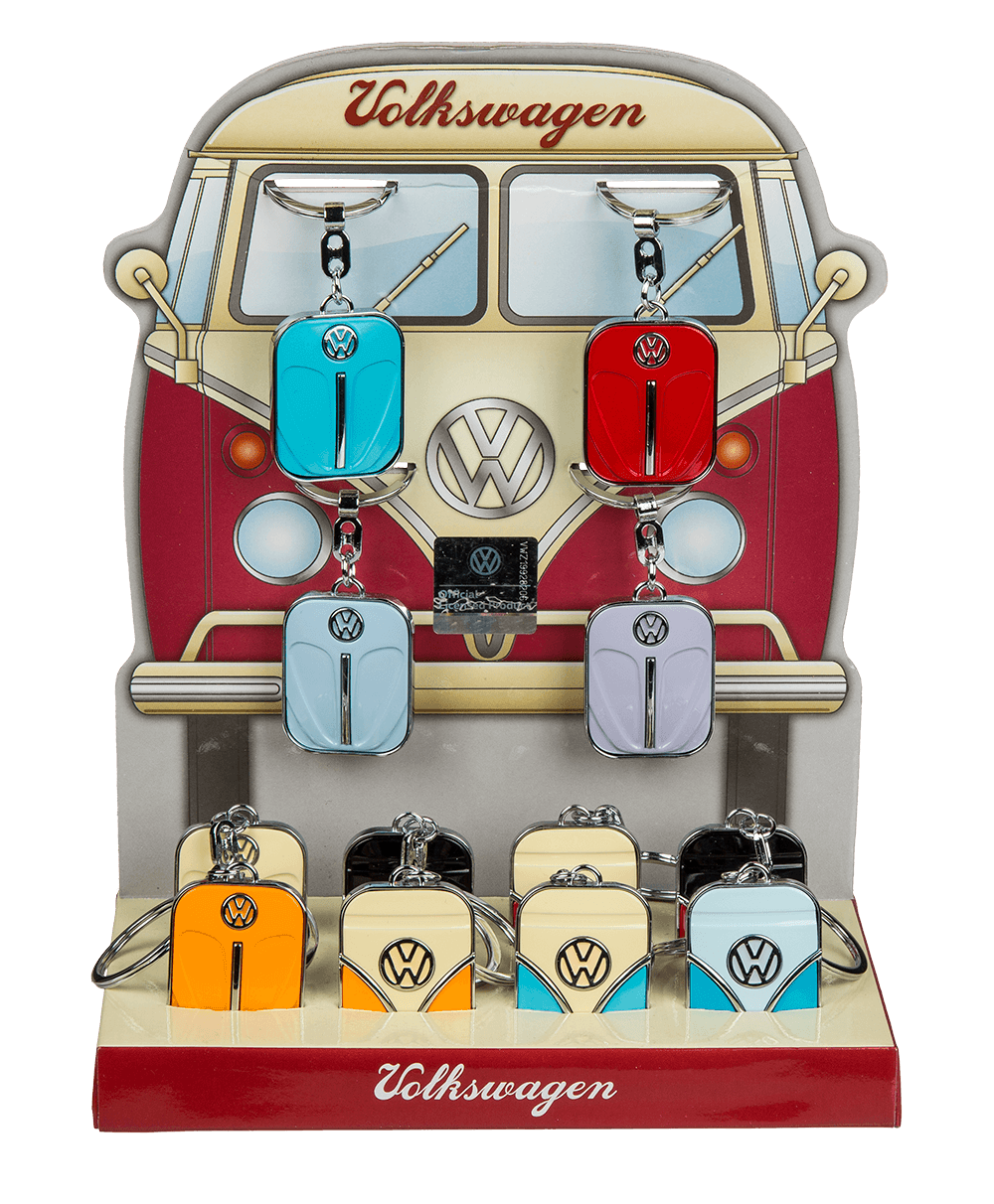 Metal keychain, VW Bus,