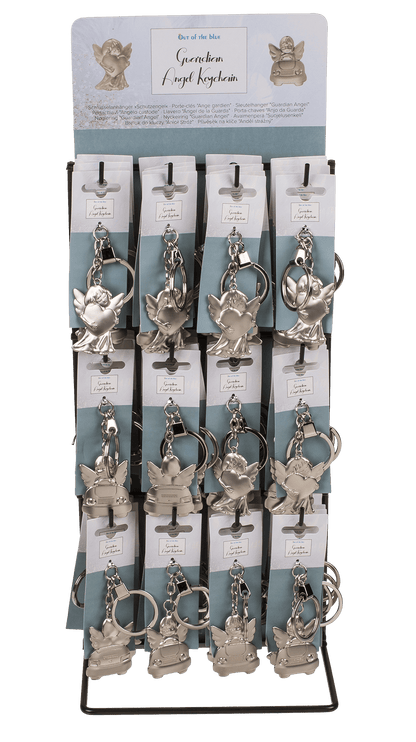Metal keychain, Guardian Angel,