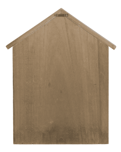 Metal key chain, Wooden beach house,