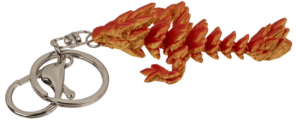 Metal keychain, 3D-Motiv.