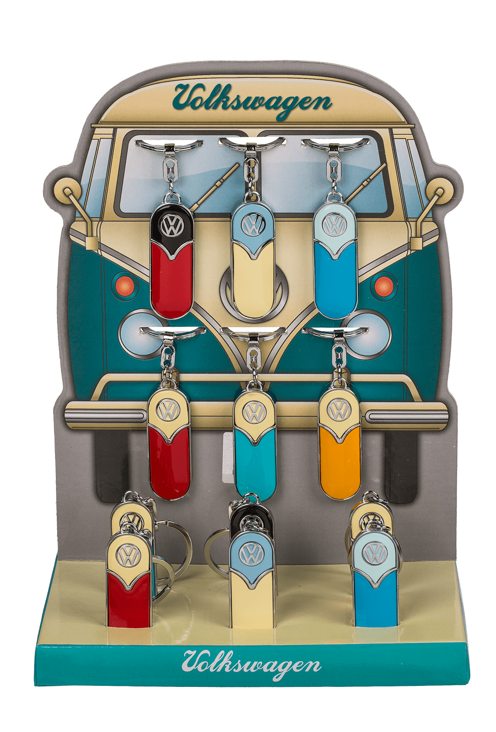 Metal keychain, VW T1 Bulli