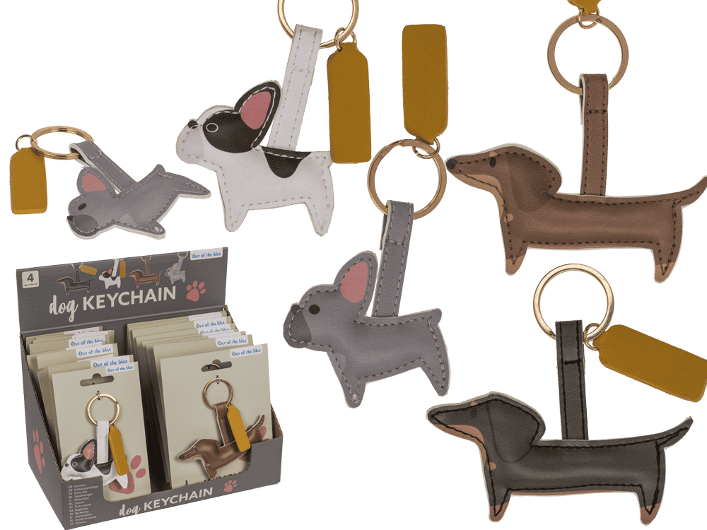 Metal keychain, Dog,