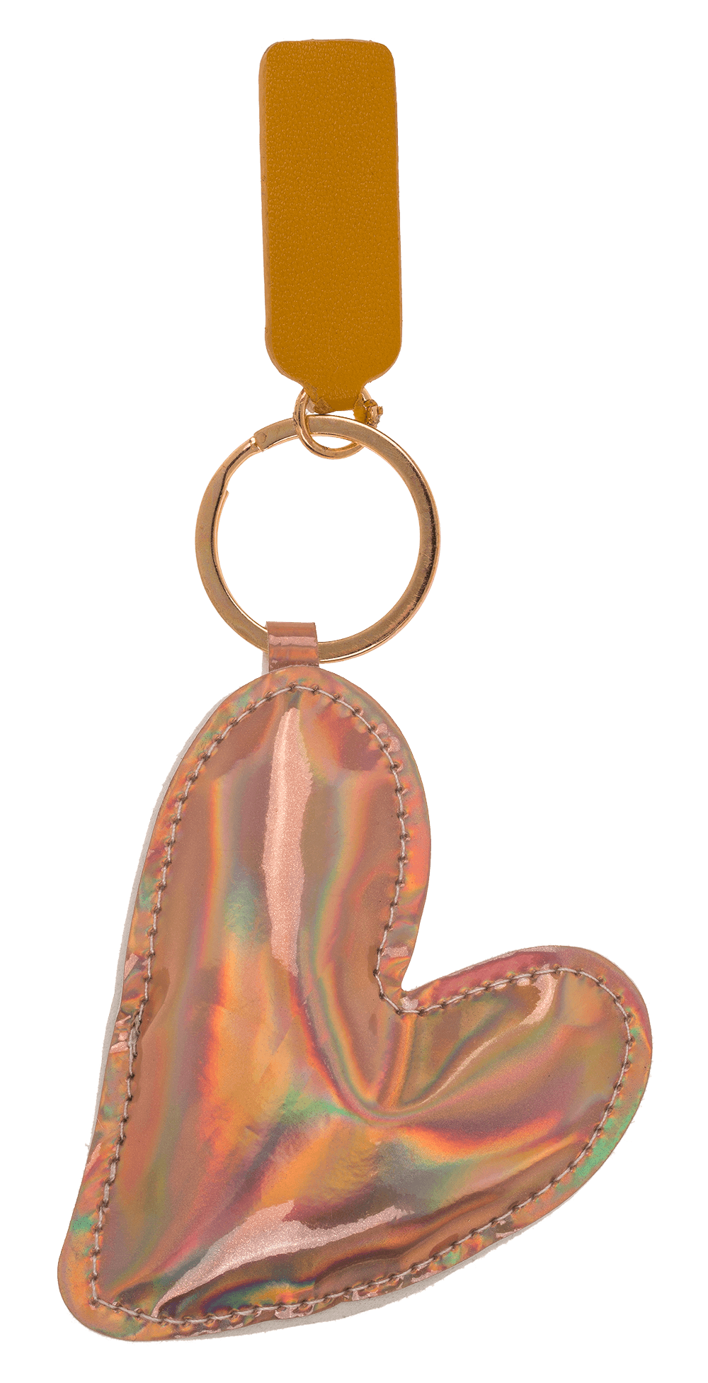 Metal keychain, Heart,