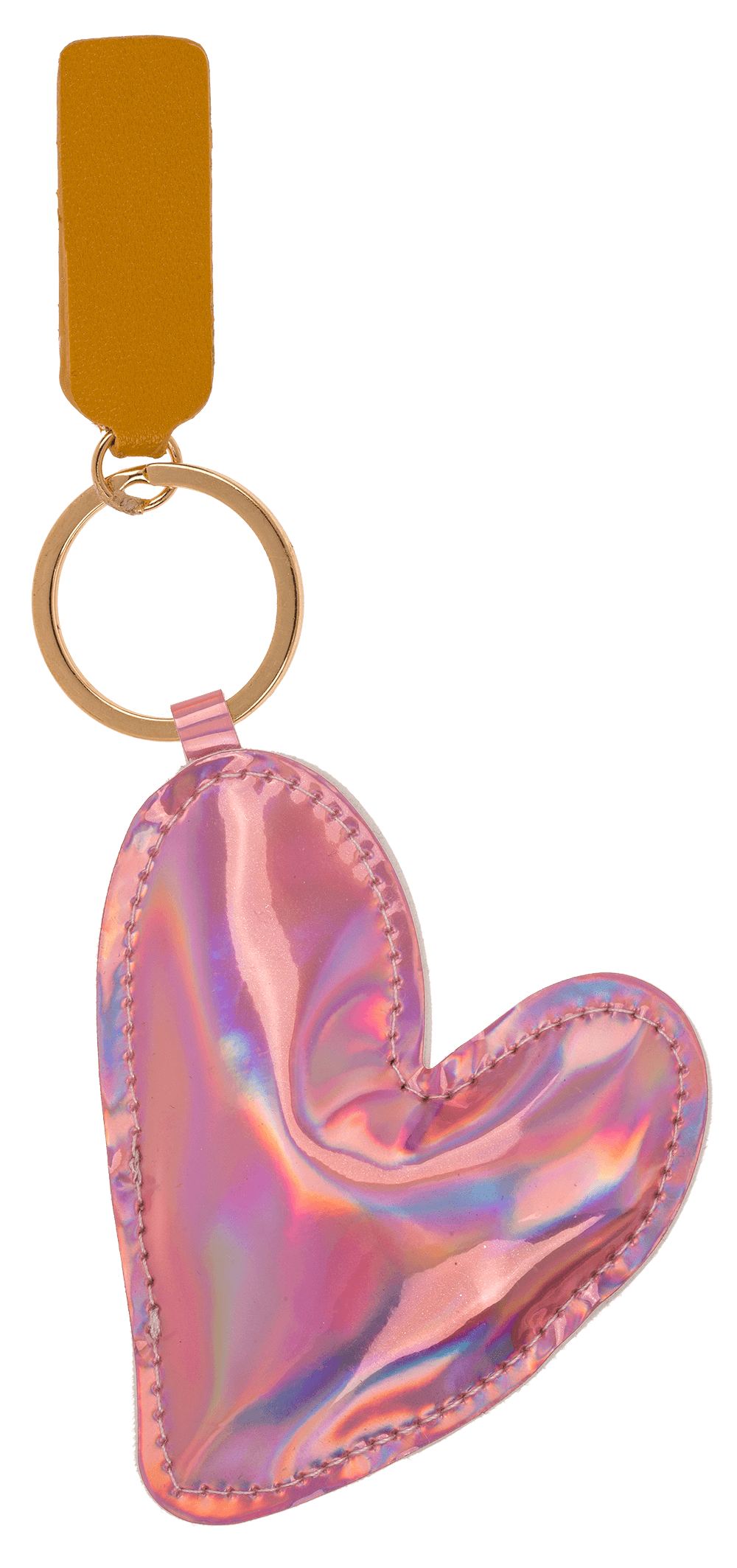 Metal keychain, Heart,