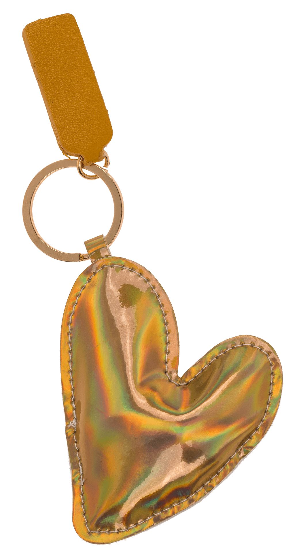 Metal keychain, Heart,