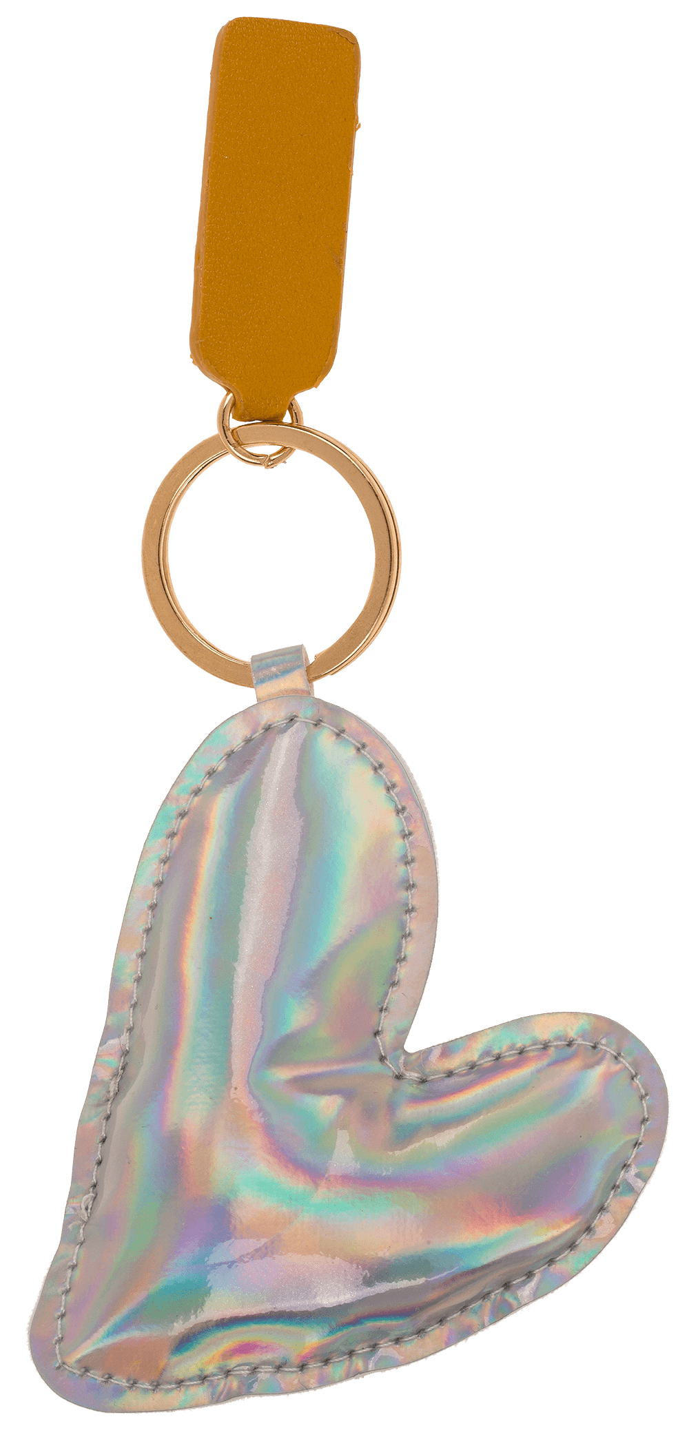 Metal keychain, Heart,