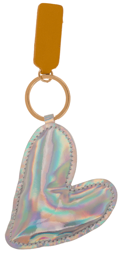 Metal keychain, Heart,