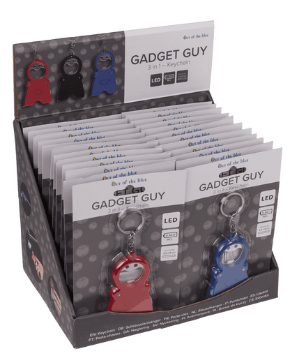 Metal keychain, Gadget Guy - 3 in 1,