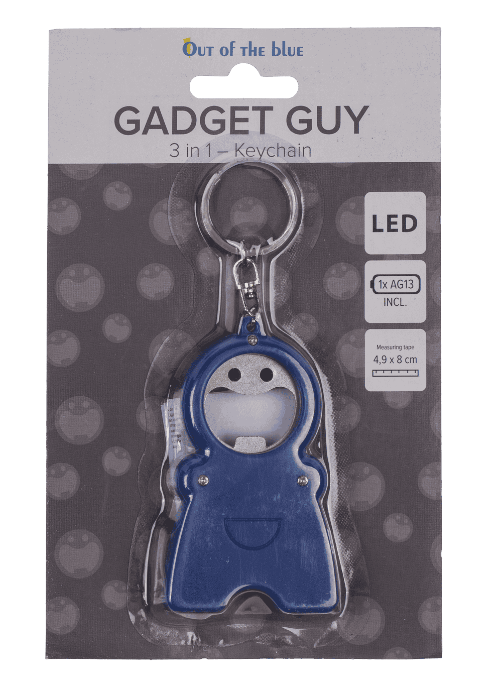 Metal keychain, Gadget Guy - 3 in 1,