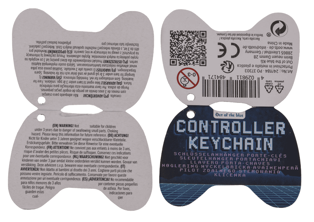 Metal keychain, Controller,