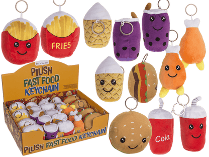 Metal keychain, Fast Food,