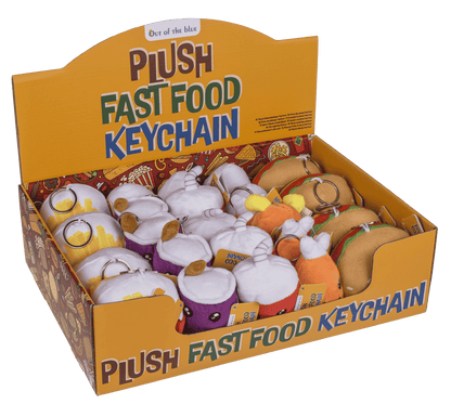 Metal keychain, Fast Food,