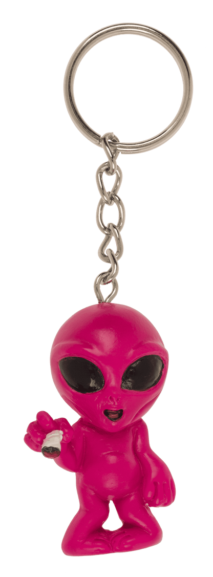 Metal key chain, Alien with Joint,