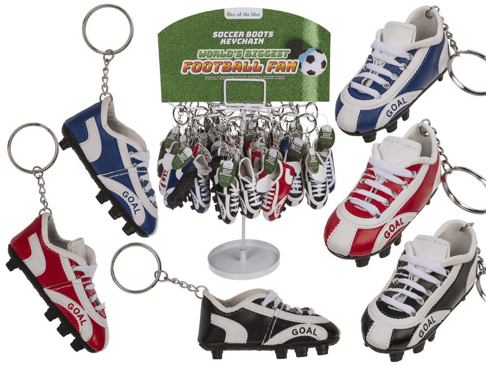 Metal keychain, Soccer Boots, GOAL,