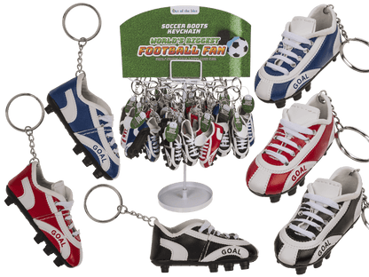 Metal keychain, Soccer Boots, GOAL,