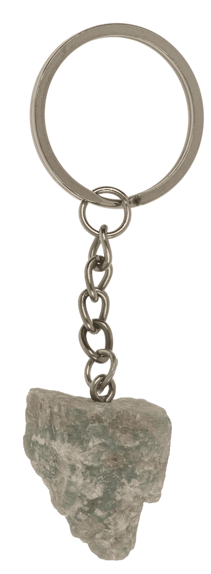 Metal keychain, Chakra Chystals,