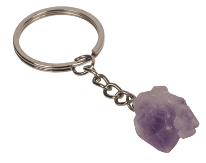 Metal keychain, Chakra Chystals,