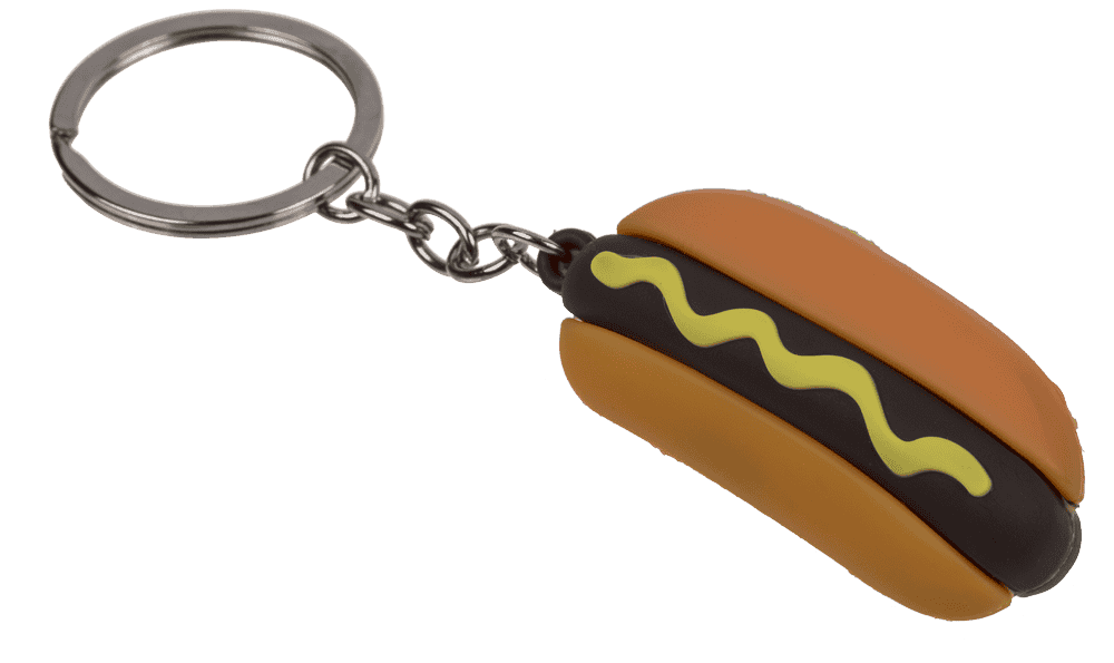 Metal keychain, Fast Food,