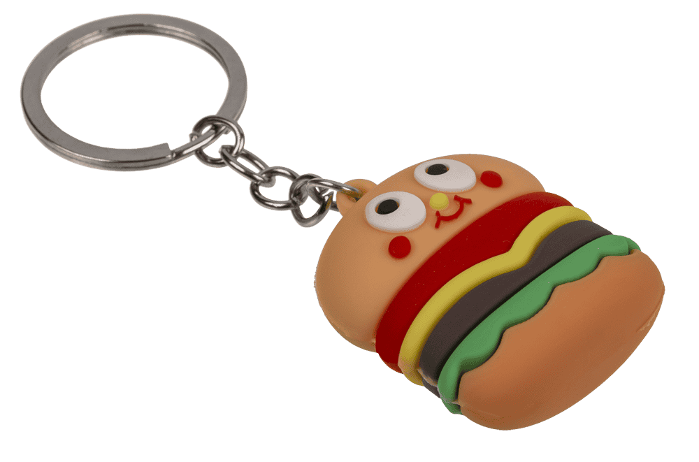 Metal keychain, Fast Food,