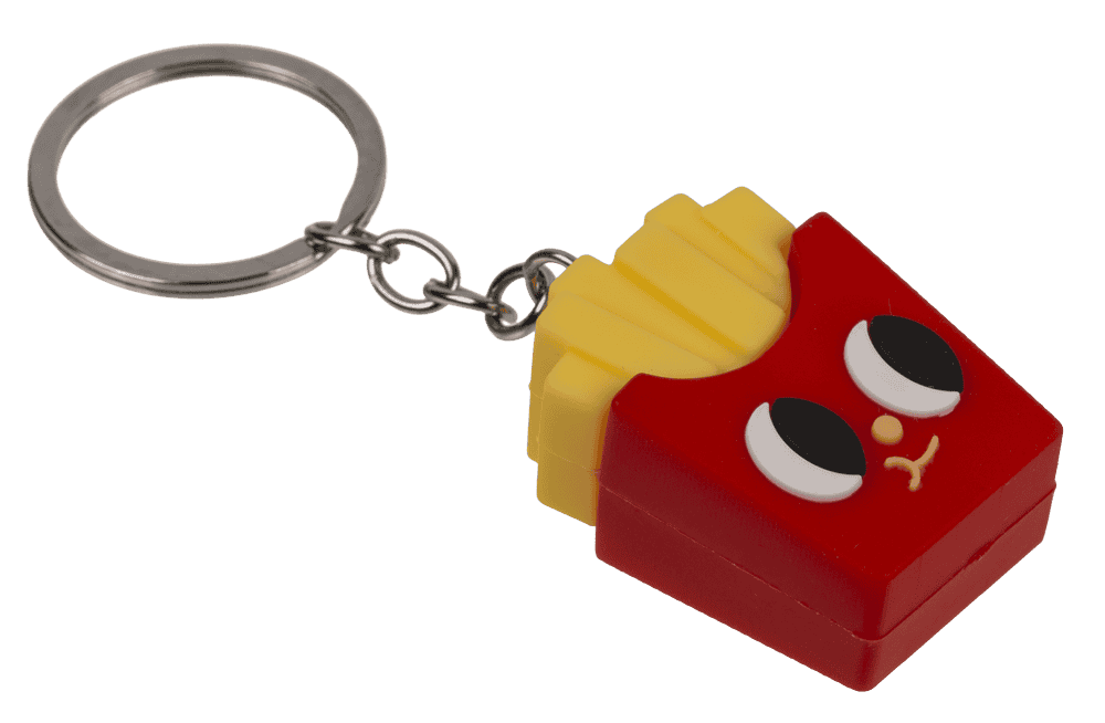 Metal keychain, Fast Food,