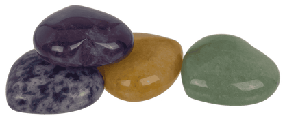 Gem stone, heart, 2,5 cm,