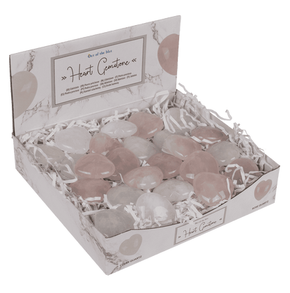 Gem stone heart, 4 cm,