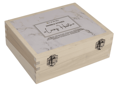 Loving Hearts, made of marble,