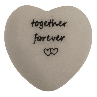 Loving Hearts, made of marble,