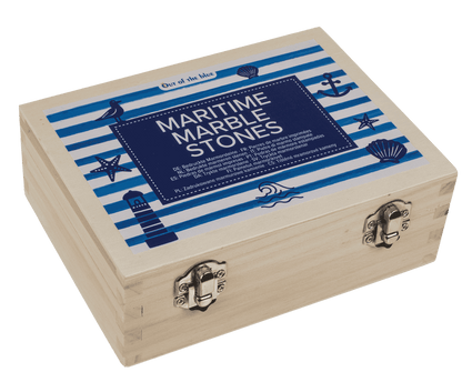 Printed marble stones, Maritime. 3,5 cm,