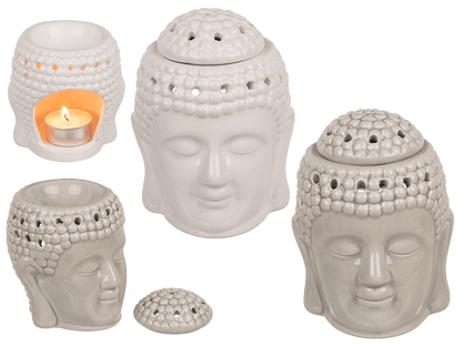 Oil burner, Buddha, with removeable lid,