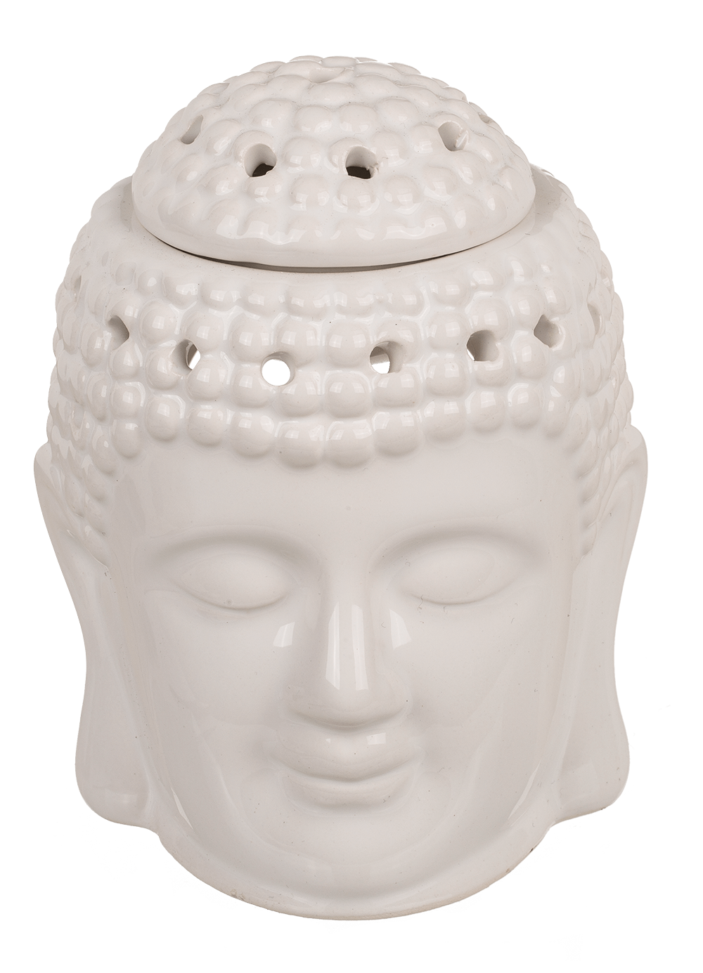 Oil burner, Buddha, with removeable lid,