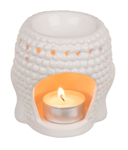 Oil burner, Buddha, with removeable lid,