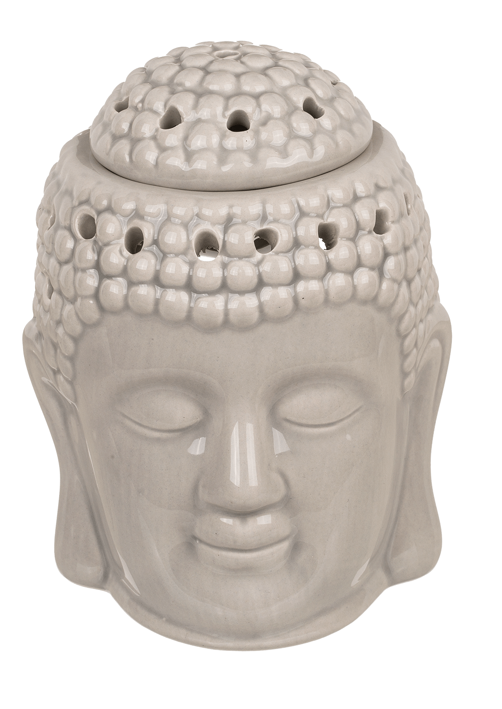 Oil burner, Buddha, with removeable lid,